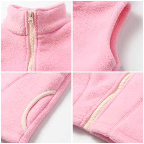 Image of Mud Kingdom Boys Girls Polar Fleece Vest Winter Thick Warm Outerwear Funny Cartoon