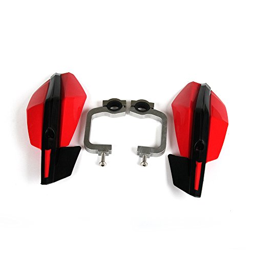 Image of AnXin Motorcycle Handguard Dirt Bike Hand Guards 7 /8 inch 22mm 11 /8 inch 28mm Universal for CRF110F CRF125F CRF250F CRF250R CRF450R XR150L CRF250L CRF300L TRX 400EX Dirt Bike ATV Red