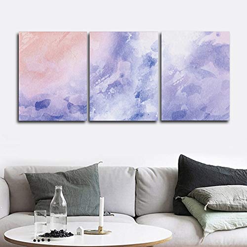 Tableau triptyque abstrait calligraphie moderne pour salon et chambre - 4