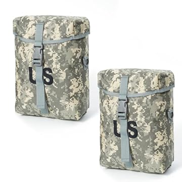 MT 2Pcs US Military MOLLE Sostenimento Sacchetto, Army Utility Pouch UCP