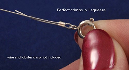 The Bead Buddy 1 Step Crimper One Squeeze Crimp Tool, Blue, 6 inches by 3 inches - Image 4