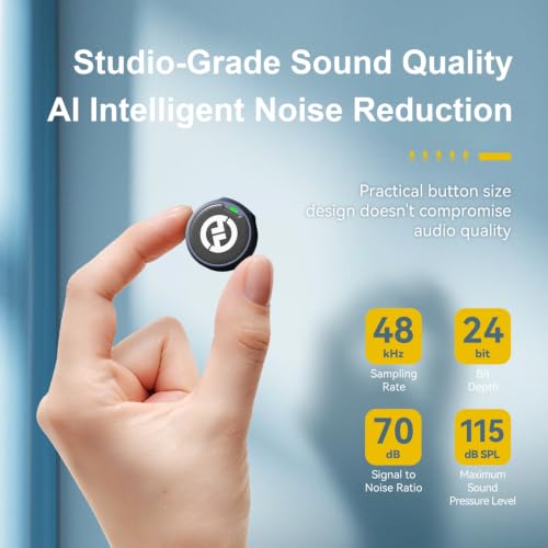 Image of Hollyland Lark M2 Ver3.5 Type-C Wireless Microphone for iPhone 15 /16 /17,Androids, Laptop, DJI Pocket3 /4 1000ft Range, Hi-Fi Audio, with Advanced Ai Noise Cancelling, 30h Use, Video Recording