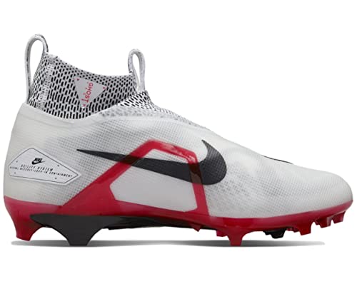 Image of Nike Alpha Menace Elite 3 White /Particle Grey /Opti Yellow /Black Mens Football Cleat.