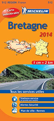 Télécharger Carte indéchirable Bretagne 2014 Michelin Gratuit