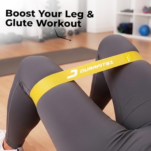 Image of Resistance Band Set of 1 (Medium) Booty Band for Women & Men | Mini Loop Hip Bands for Toning Glute, Leg & Squat Training | Exercise Bands for Gym, Yoga, Pilates, Fitness & Home Workout