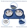Dog Food and Water Bowl Set