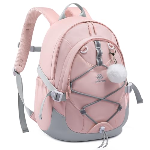 LOVEVOOK Schulrucksack Teenager Mädchen, Schulranzen 5 Klasse, Rucksack Kinder mit Brustgurt, Schultasche Damen leicht, School Bag Kinderrucksack ab 8 Jahre für Kindergarten Schule Uni Freizeit