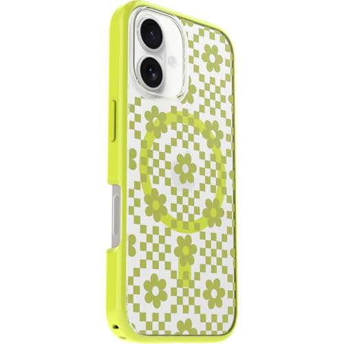 Image of OtterBox iPhone 16 Symmetry Series Clear Case - Daisy Dance (Yellow) - Ultra-Thin, Sleek iPhone Case, Floral iPhone Case