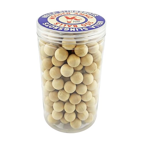 Wooden Slingshot Ammo (200 Balls)