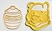 WINNIE THE POOH ADVENTURES BEAR HUNNY HONEY POT DISNEY BOOK KIDS CARTOON SET OF 2 SPECIAL OCCASION COOKIE CUTTERS BAKING TOOL 3D PRINTED MADE IN USA PR1065
