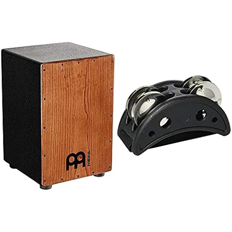 Meinl Cajon Rock/Pop with Foot Tambourine Cover