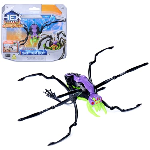 HEX Bots Skitter Bot Spider, Robotic Kids Toys with Insect-Like