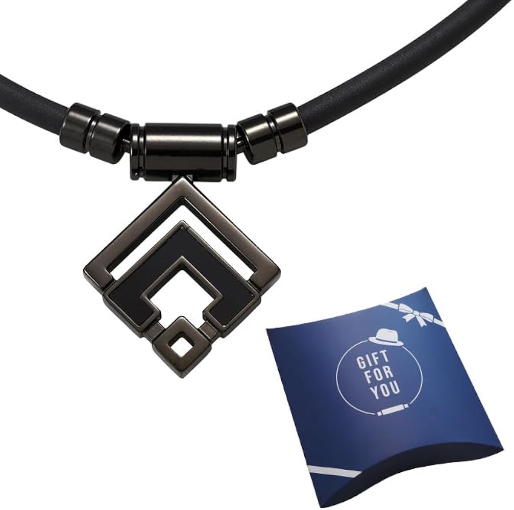 Amazon | コラントッテ TAO ネックレスα ARAN グロスブラック (M（43cm