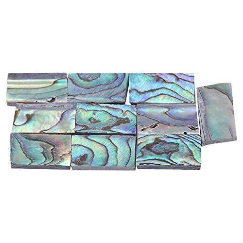 Guitars Fretboard Inlay Material, 10Pcs Abalones Shells Blanks Handle For Mosaic Art For Jewelry Design #TOP5