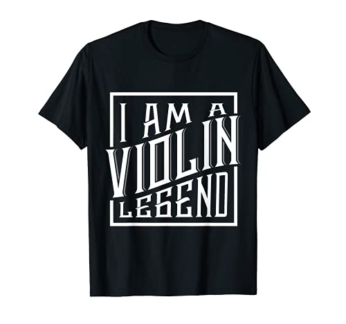 Orquesta Regalo Violinista I Am A Violín Leyenda Camiseta