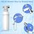 FEELSO Shower Filter, Upgraded High Output Universal Shower Head Water Softener Filter for Hard Water Remove Chlorine Fluoride Heavy Metals Sediments Impurities