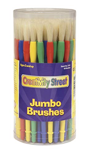 Creativity Street - Juego de brochas, Transparente, 58-Piece