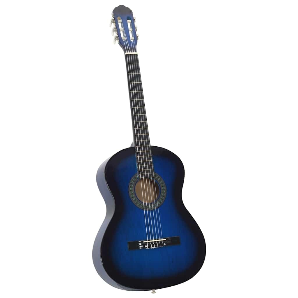 Generico Set Chitarra Classica per Principianti 12 pz Blu 4/4 39",Arte e so,Hobby e Arti Creative,Strumenti Musicali,Strumenti a Corda,Chitarre,Blu,3.65 kg,70109