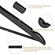 Amazon Basics Holz-Kleiderbügel für Anzüge, Schwarz, 44x22 cm,10 stück