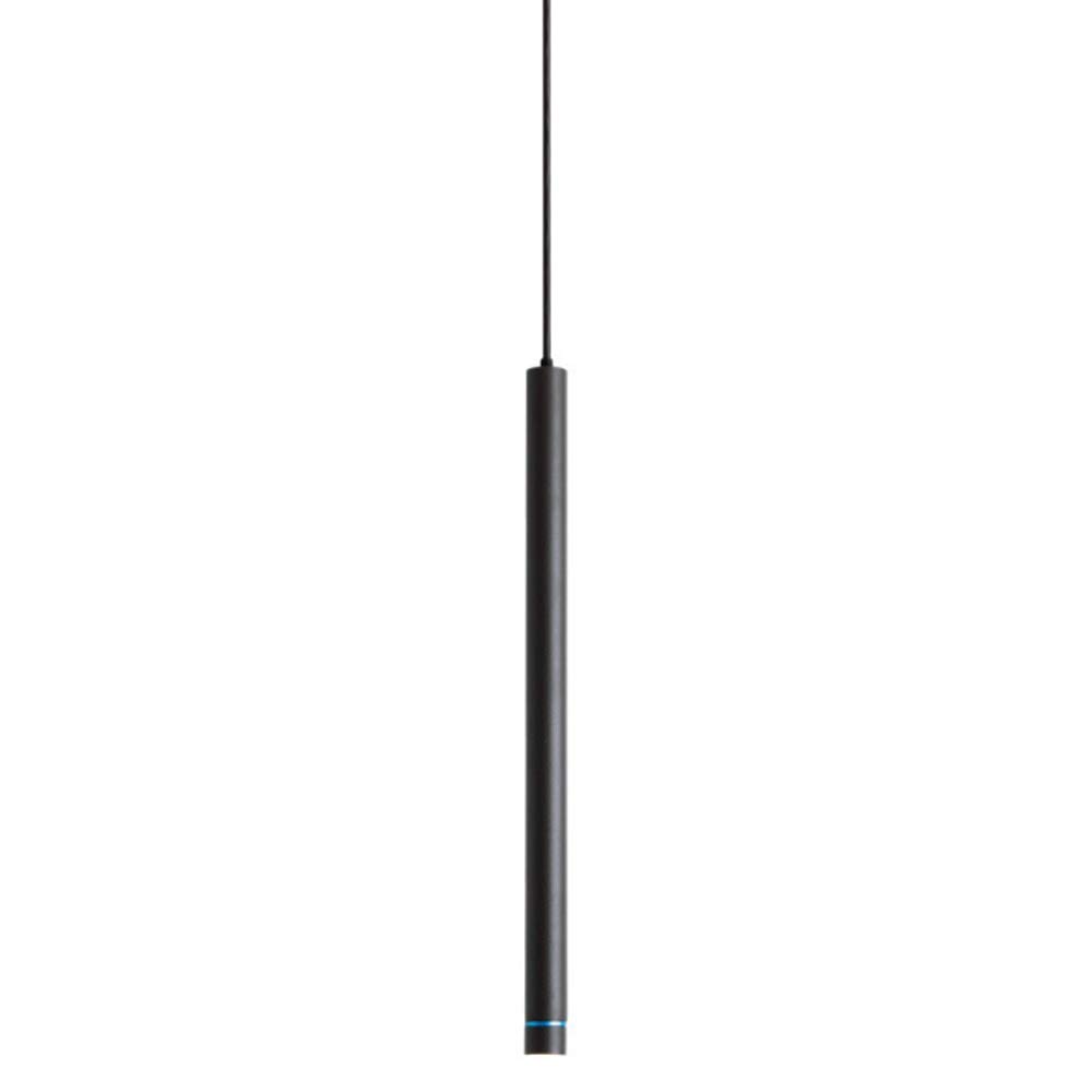 Lámpara colgante de tubo largo LED en aluminio anodizado de diseño