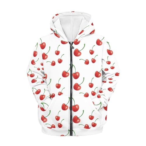 Hawapod Sweatshirt Winter Warm Outerwear Long Sleeve Zip Up Hoodie For Girls Boys 6-16 Years
