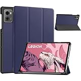 NEC LAVIE Tab T9 用の ケース 新型 LAVIE Tab T9 T0995/HAS カバー スタンド機能付き 保護ケース LAVIE Tab T9 TAB09/Q01 タブレット ケース 三つ折 高級 PU レザー カバー キズ防止 薄型 超軽量 全面保護型 ケース 耐衝撃 NEC LAVIE Tab T9 対応（ダークブルー）