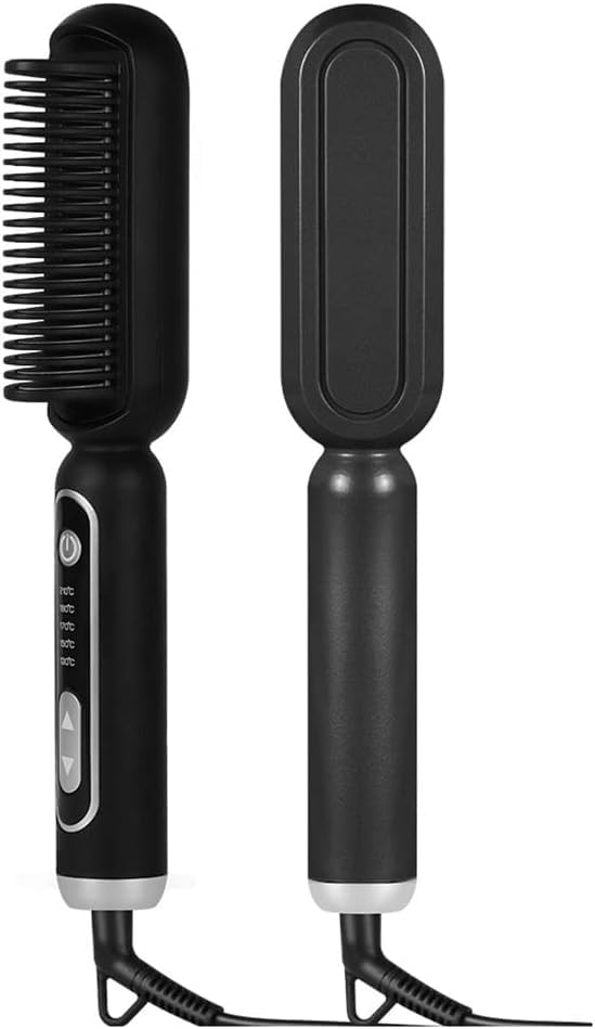 NANZU Hair Straightener Professional Hair Straight Styler Curling Iron Hair Curler Comb Straightening Brush