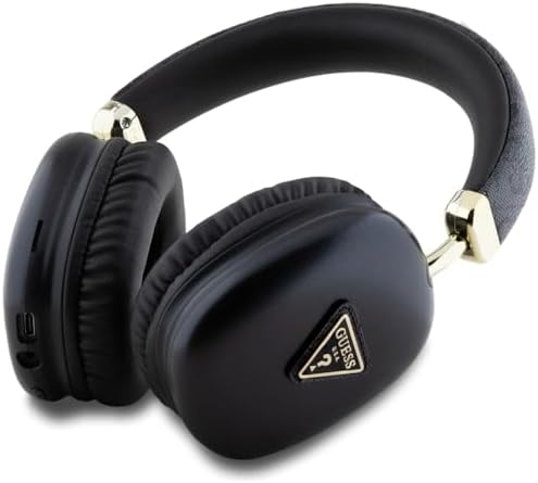 GUESS HEADPHONES BT 4G GOLD TRIANGLE LOGO BLACK — 사진 2