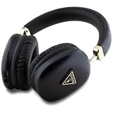 CG Mobile Guess Słuchawki Bluetooth ze złotym trójkątnym logo, czysty dźwięk, mocny głęboki bas, ergonomiczna konstrukcja, trwała żywotność baterii, łatwa do sparowania, wersja BT 5.3, czas słuchania