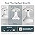 Linkind Matter BR30 Smart Flood Light Bulbs 1200LM 2Pack & Matter Smart Light Bulbs A19 4 Pack Compatible with Apple Home/Siri/Alexa/Google Home/SmartThings