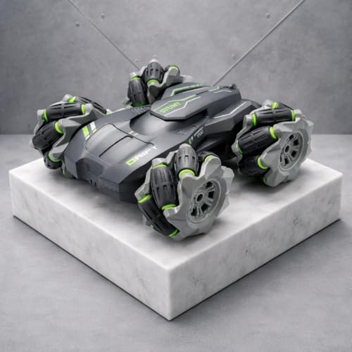 Image of The Flyers Bay 4X4 Remote Control Drift Stunt Car 4WD Racing RC Car 360 Rotating Dual Sided Climbing High-Speed Tumbling Cross-Country Battle Off Road Rechargeable Adults Boy Girl (Drift Stunt CAR)