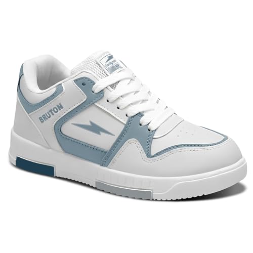 Image of BRUTON Men's Casual Sneakers | Lightweight Lace-Up Fashion Shoes | Comfortable Cushioned Walking Shoes, College & Travel