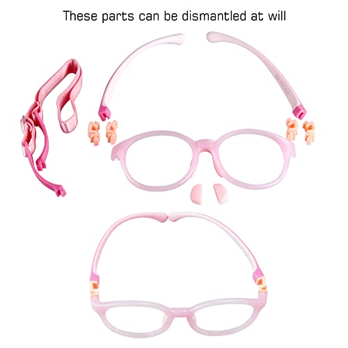 Image of VisionGlobal Blue Light Blocking Glasses for kids, Anti Eyestrain and Blurry, Computer Glasses, Anti Glare