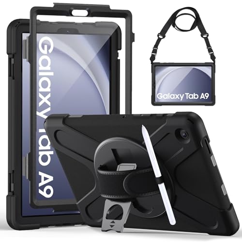 Gerutek Funda Anticaída para Samsung Galaxy Tab A9 8.7' 2023 (SM-X110/X115/X117), con Protector...