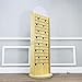 Double Sided Slatwall Rotating Display Wood Floor Standing Rack New Model 10309-NPF