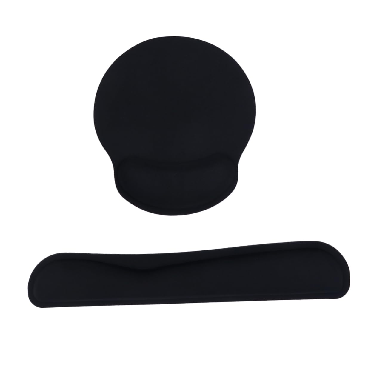 STOBOK 2sätze Teiliges Set Ergonomischen Handgelenkauflagen Und Mauspad Memory-schaum Für Optimalen Am Arbeitsplatz Und Beim Gaming Schwarz Tastaturunterlage Und -handballenauflage
