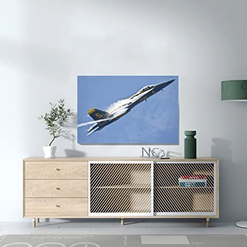 Toile US Navy Blue Angels tableau décoratif avion américain grand format 90x60 - 3