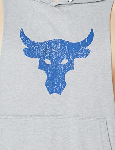 Sweat à capuche sans manches BSR gris taille S pour musculation intensive