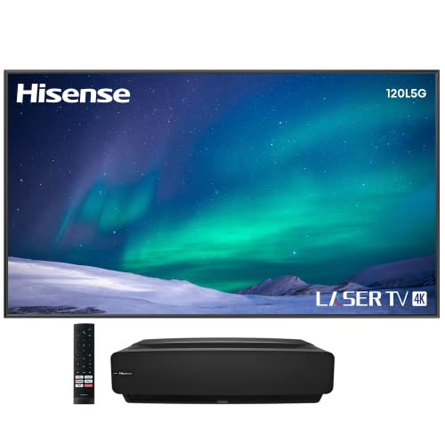 Hisense 120L5G-CINE120A 4K UHD Laser TV, UST Ultra Short Throw Projector with 120