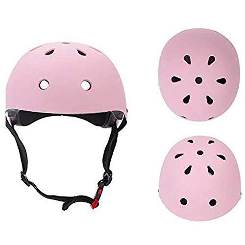 YYYY Casco de Skate para niños, Ajustable, cómodo, Adecuado para niños y niñas de 3 a 10 años, Patinaje sobre Ruedas, Casco para Montar en Bicicleta, certificación CE-S/M/L 1-S