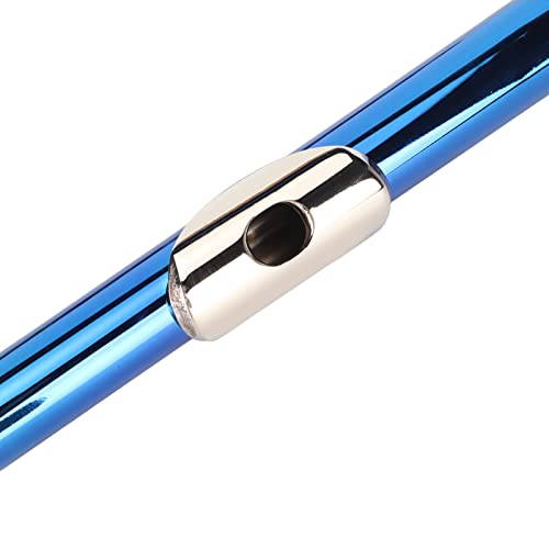 Musical Instrument, C Flutes Closed Hole 16 Keys For Kids Beginner Wide Vocal Range Sensitive Response Flexible Flutes Treasure Blue #TOP6