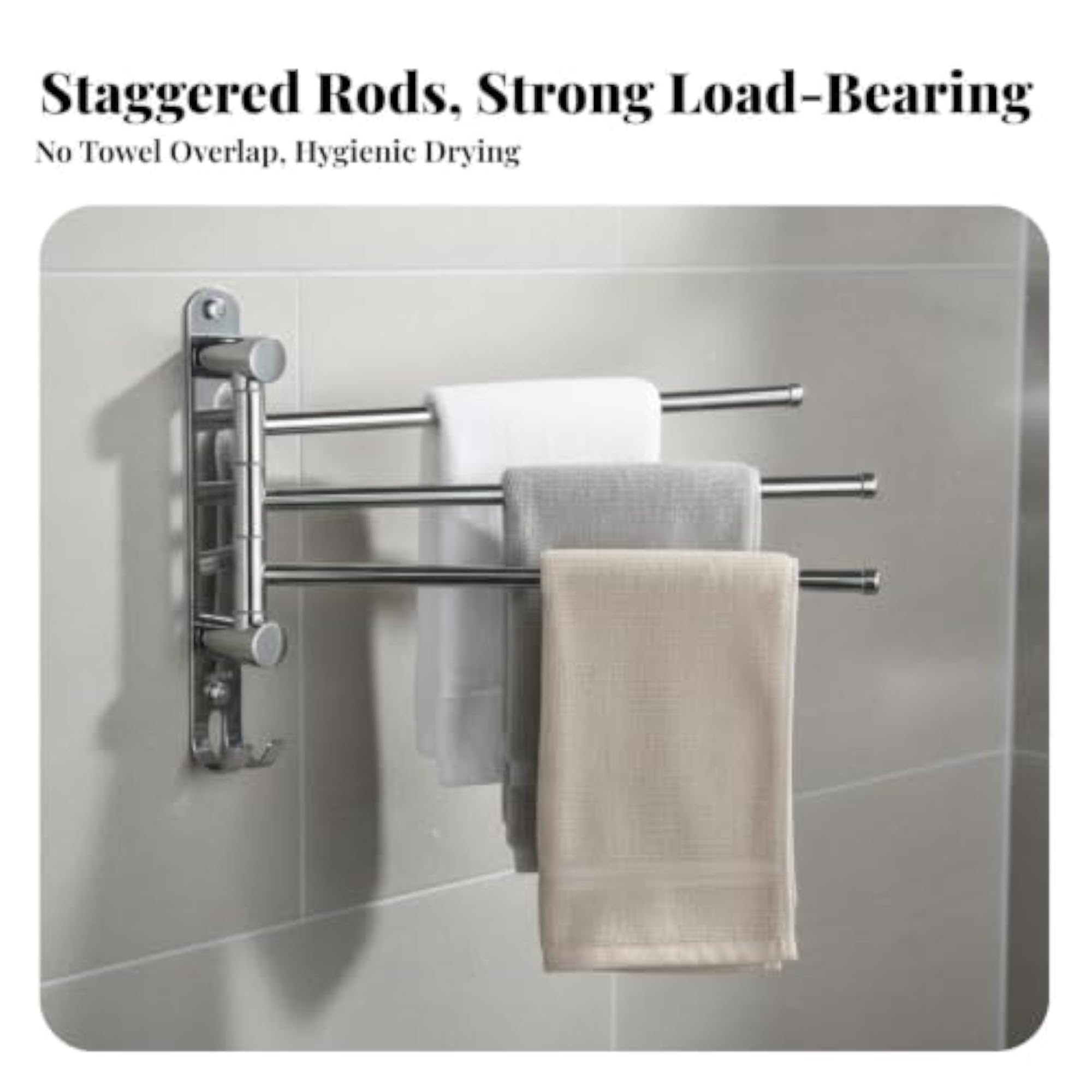 Foldable Towel Bar for Compact Spaces