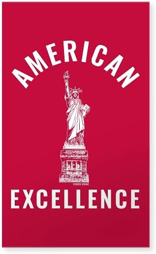 CafePress America250: Excellence Rectangle Bumper Sticker (10-Pack), Car Decal