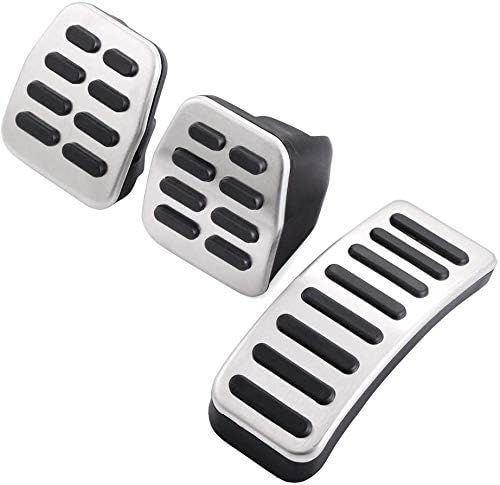 Non-Slip Stainless Steel Style Pedal Cover for Manual Gear for VW Bora/Jetta Mk4 / Golf Mk4 / Polo 9N