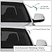 DNAMotoring WVS-058 Window Vent Visor Deflector Rain Guard, Dark Smoke