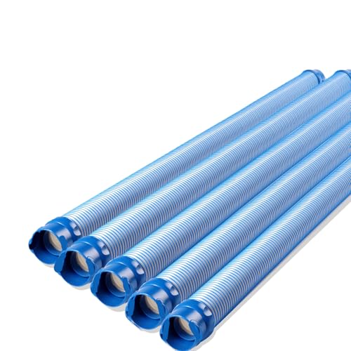 5 Pack Pool Vacuum Hose for Above Ground Pools, Lock Pool Vacuum Hose for Inground Pools