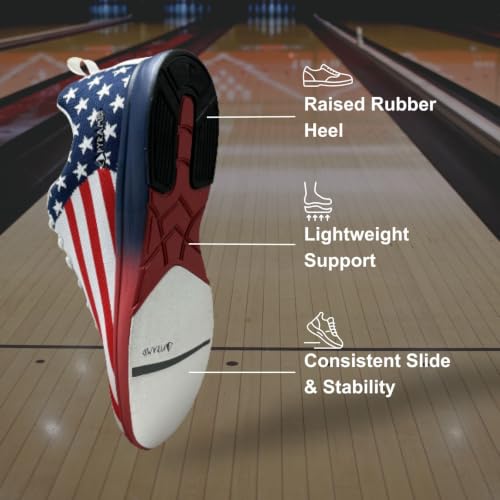 Image of Pyramid Men's Path Lite Seamless Mesh Bowling Shoes - Lightweight Seamless Design, Athletic Fit, Breathable Knit Upper, Universal Slide Soles