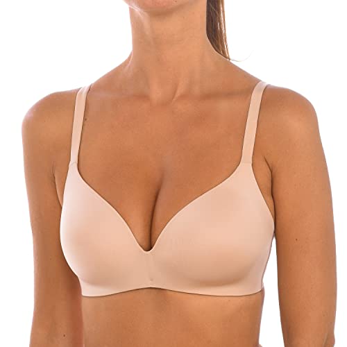 Dim Soutien-Gorge Femme Triangle Paddé sans Armature Invisifree x1