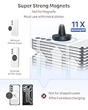 Autohalterung KFZ handyhalterung auto YOSH® Lüftung Magnet kfz halterung für iPhone 6 6s 7 plus 5 5s 4 Samsung galaxy S6 S7 Huawei P8 P9 Nokia BQ Aquaris LG HTC Nexus wie Smartphone and Tablets oder Navis zur Befestigung in der Luftaustrittsöffnung✪LEBENSLANGE GARANTIE✪(schwarz) - 2