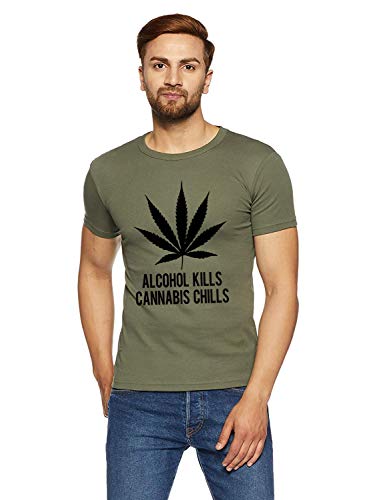 Image of ADRO Men's Solid Regular Fit T-Shirt